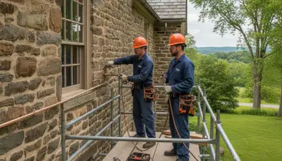 Lancaster, PA plumber repairing a leak for a local plumbing service call