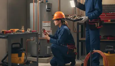 Lancaster, PA plumber repairing a residential pipe for same-day plumbing service