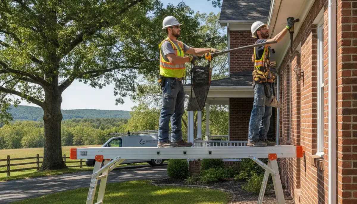 Lancaster, PA plumber repairing a residential leak with professional plumbing tools