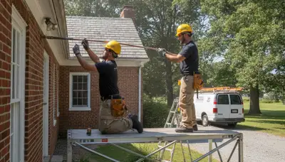 Lancaster, PA plumber repairing a sink leak for a local plumbing service