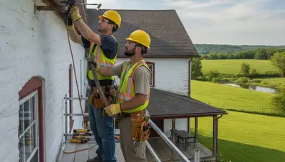 Lancaster, PA plumber repairing a residential plumbing fixture for local plumbing service