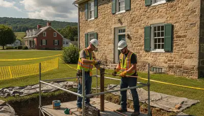 Lancaster, PA plumber repairing a residential plumbing leak for expert local plumbing service