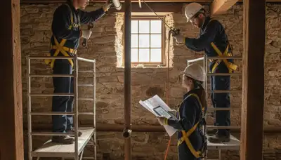 Lancaster, PA plumber repairing a plumbing issue for a local home service call