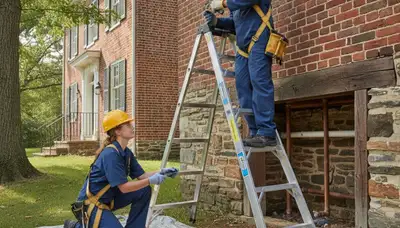 Lancaster, PA plumber repairing a sink leak for residential plumbing service