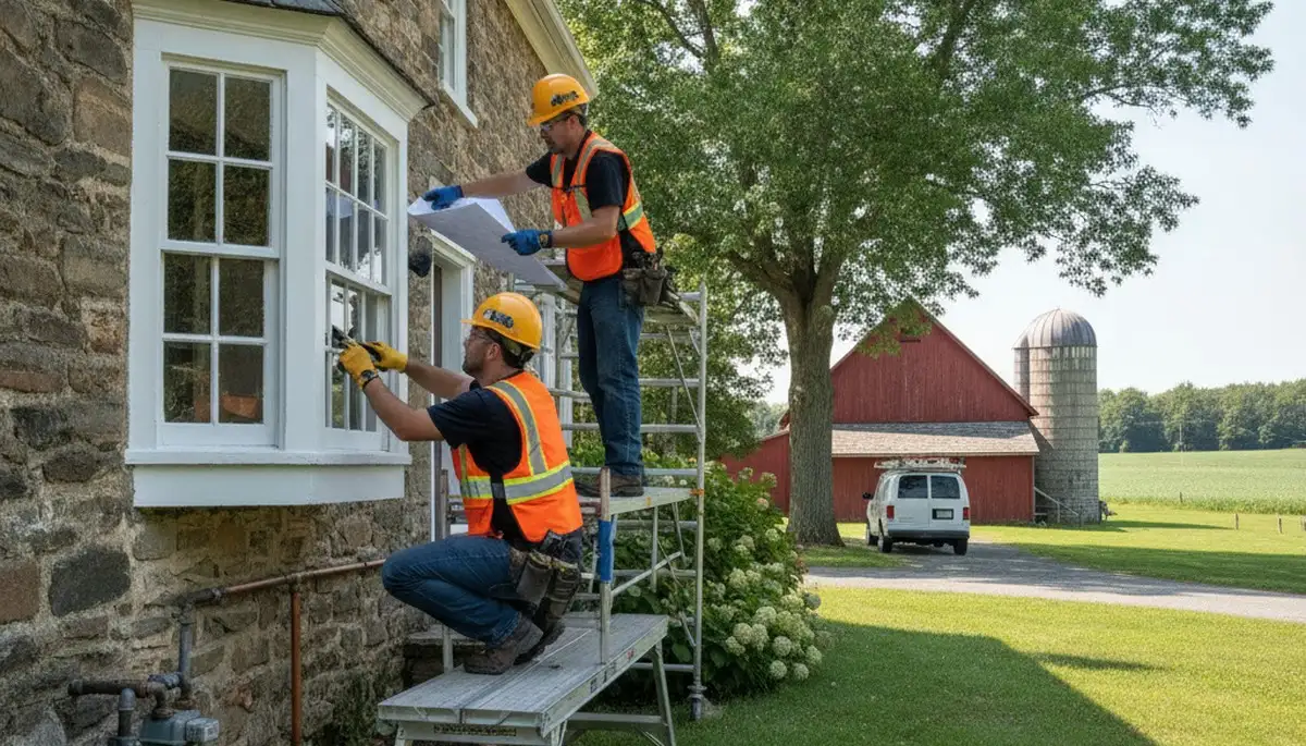 Lancaster, PA plumber repairing a leak for local plumbing service