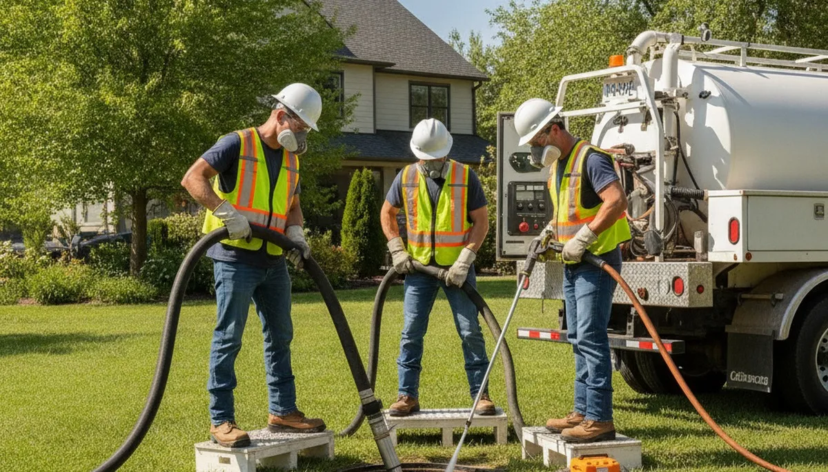 Septic tank cleaning service for Lancaster, PA homes by On Call Plumbers