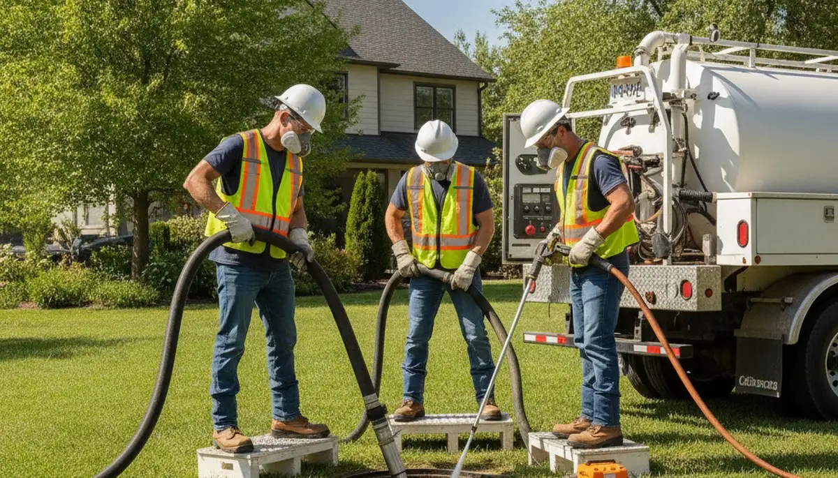 Septic tank cleaning service for Lancaster, PA homes by On Call Plumbers