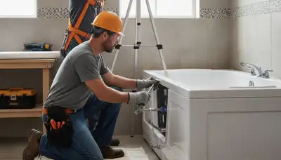Walk-in tub installation for Lancaster, PA homeowners by On Call Plumbers